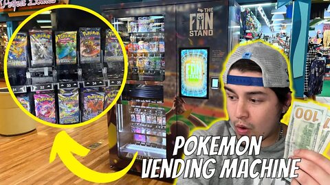 I FOUND A POKEMON CARD VENDING MACHINE!!