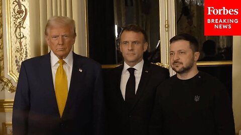 JUST IN: Macron Holds Meeting With President-Elect Trump And Zylenskyy In Paris