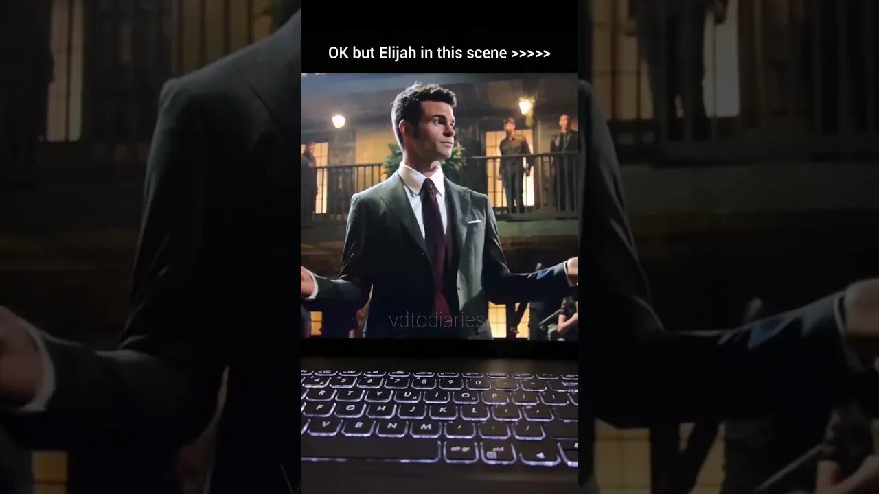 Elijah in this Scene🥵|| #elijahmikaelson #tvd #thevampirediaries #theoriginals #edit #shorts