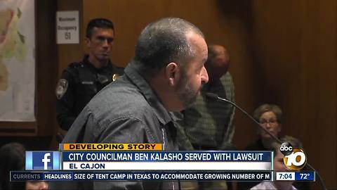 El Cajon councilman served with lawsuit during council meeting