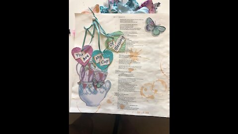 Let's Bible Journal Psalm 16 (from Lovely Lavender Wishes)