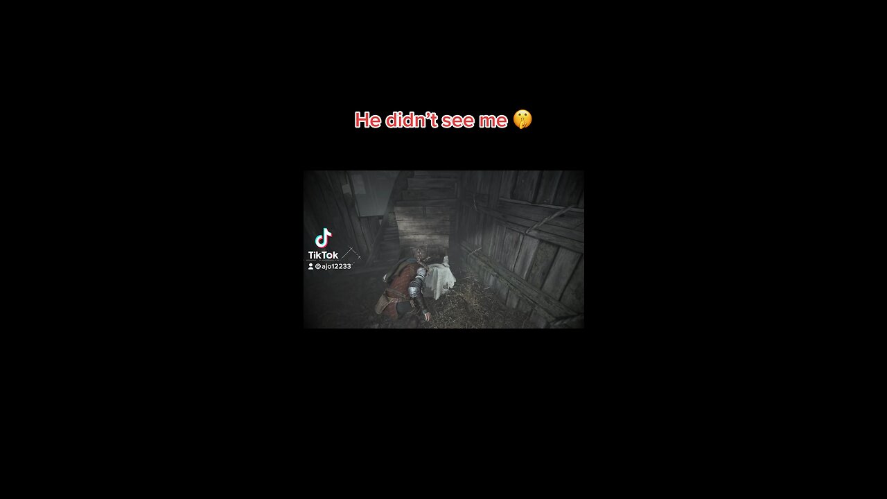 He didn’t see me 🤫