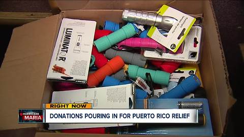 Lorain residents turn out in droves to help donate items needed in hurricane ravaged Puerto Rico