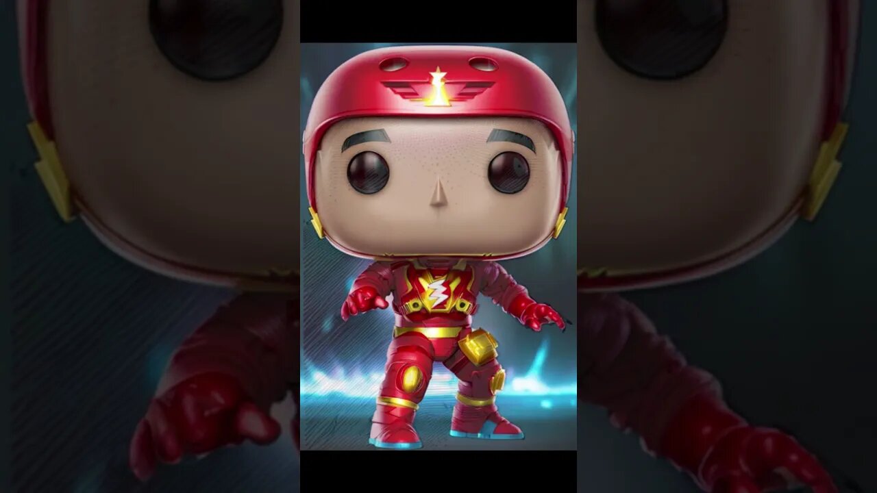 Funko Barry Allen in Homemade Suit in The Flash movie 2023-AI Art #shorts#shortvideos#Funko#TheFlash