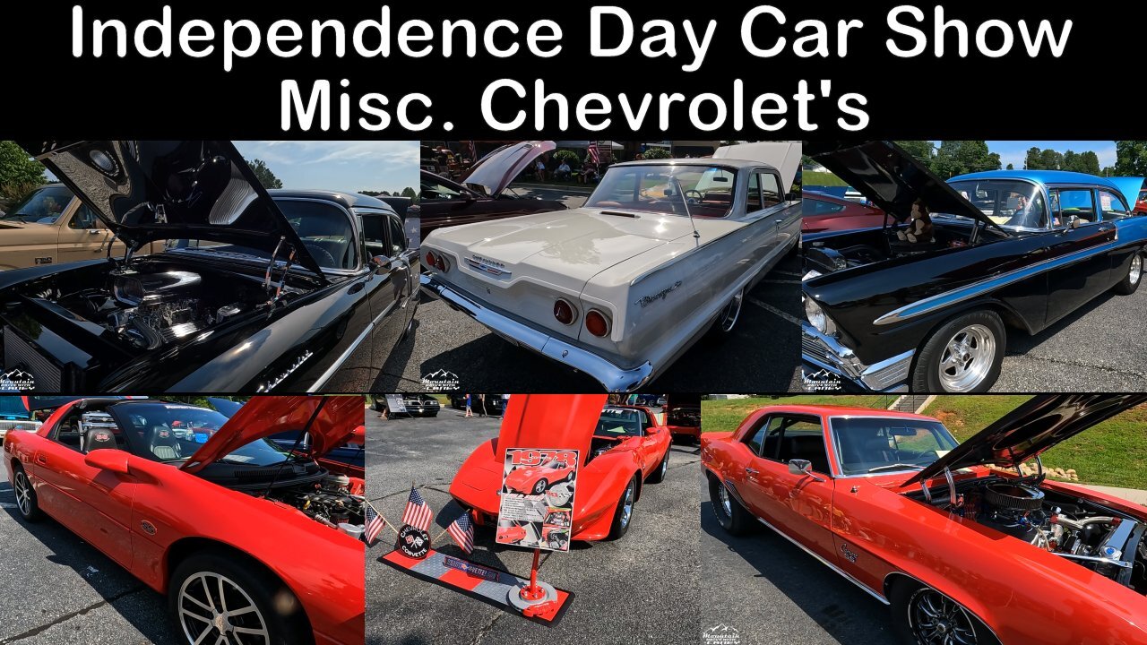 07/01/23 Independence Day Car Show in Dawsonville GA - Misc. Chevrolet's #chevrolet #chevy