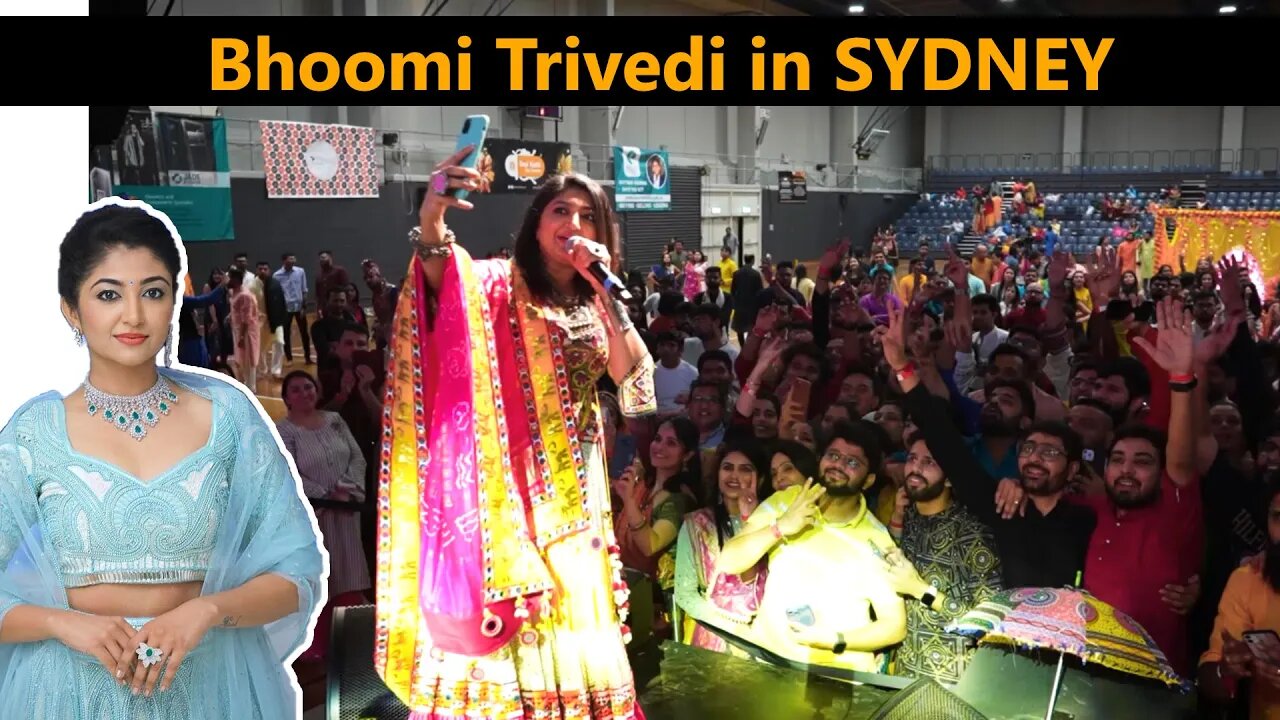 Bhoomi Trivedi in SYDNEY | Garba Night