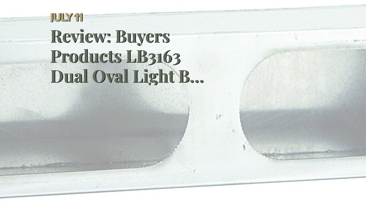Review: Buyers Products LB3163 Dual Oval Light Box, Black Powder Coat Steel