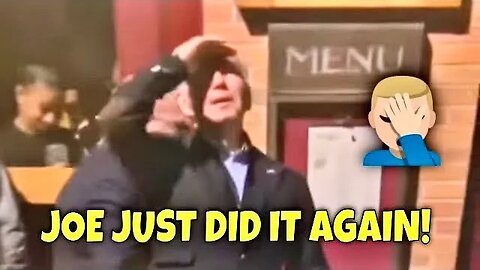 This is Being Broadcast all Around …Joe Yelled it AGAIN this Weekend 🤦‍♂️