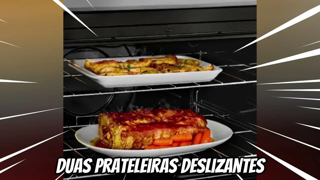 Eleva sua cozinha a outro nível: o Fogão Consul 5 bocas com mesa de vidro é a escolha certa