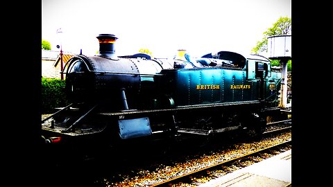 4144 Steam Engine Pulls Our Train Down Tenterden Bank, Kent UK 2022