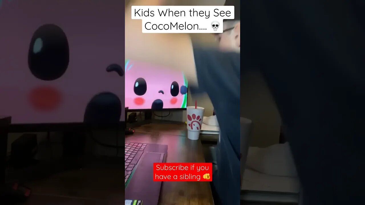 Kids when they see Cocomelon 😂#shorts
