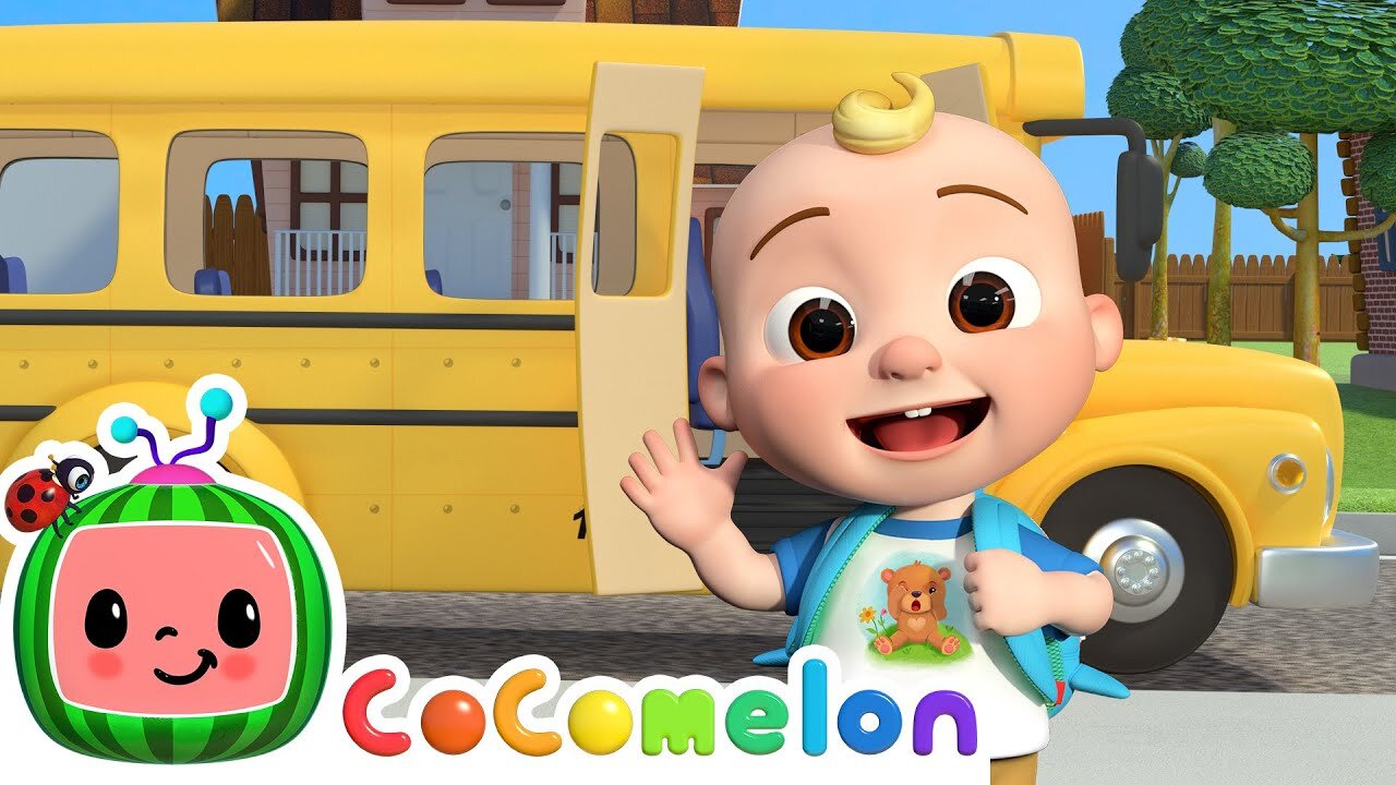 Wheels on the Bus! Classic Nursery Rhymes | CoComelon Animal Time | Animals for Kids