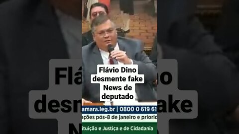 ministro do presidente Lula Flávio Dino desmente fake News de bolsonaro lista #shorts