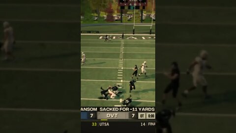 YEAR 3 REAPERS FOOTBALL: Overtime Sack #shorts