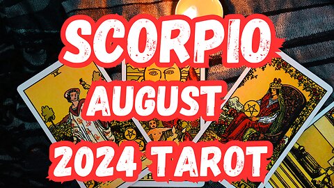 Scorpio ♏️- Don't fight the transition! August 2024 Evolutionary Tarot reading #scorpio #tarotary