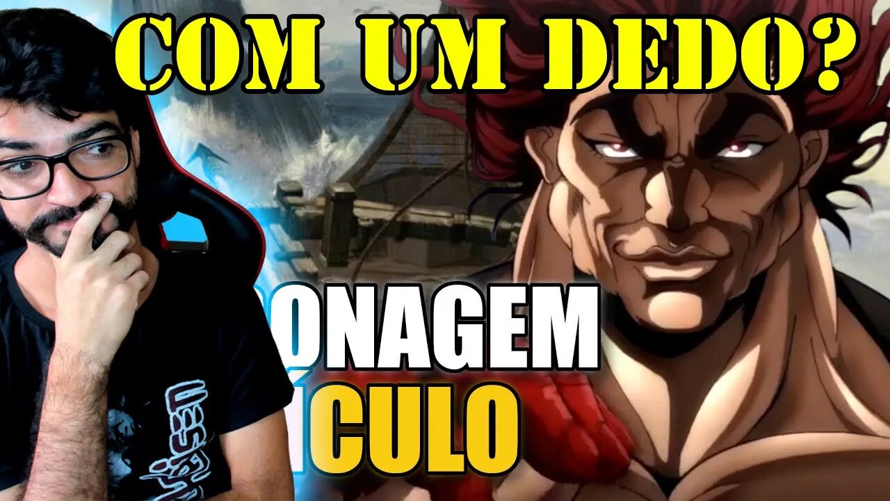 YERIK REACT - YUJIRO PARA DISPARO DO CANHÃO COM 1 DEDO | Baki Dou. 137