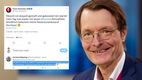 SPD Politiker berichten über ihre Nasenscheidewand und wie falsche Schnelltests Kevin traurig machen