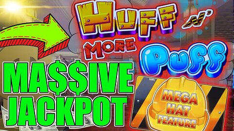 MASSIVE JACKPOT ALERT ⚠️ HUFF N MORE PUFF MEGA HANDPAY ON A $250 BET!