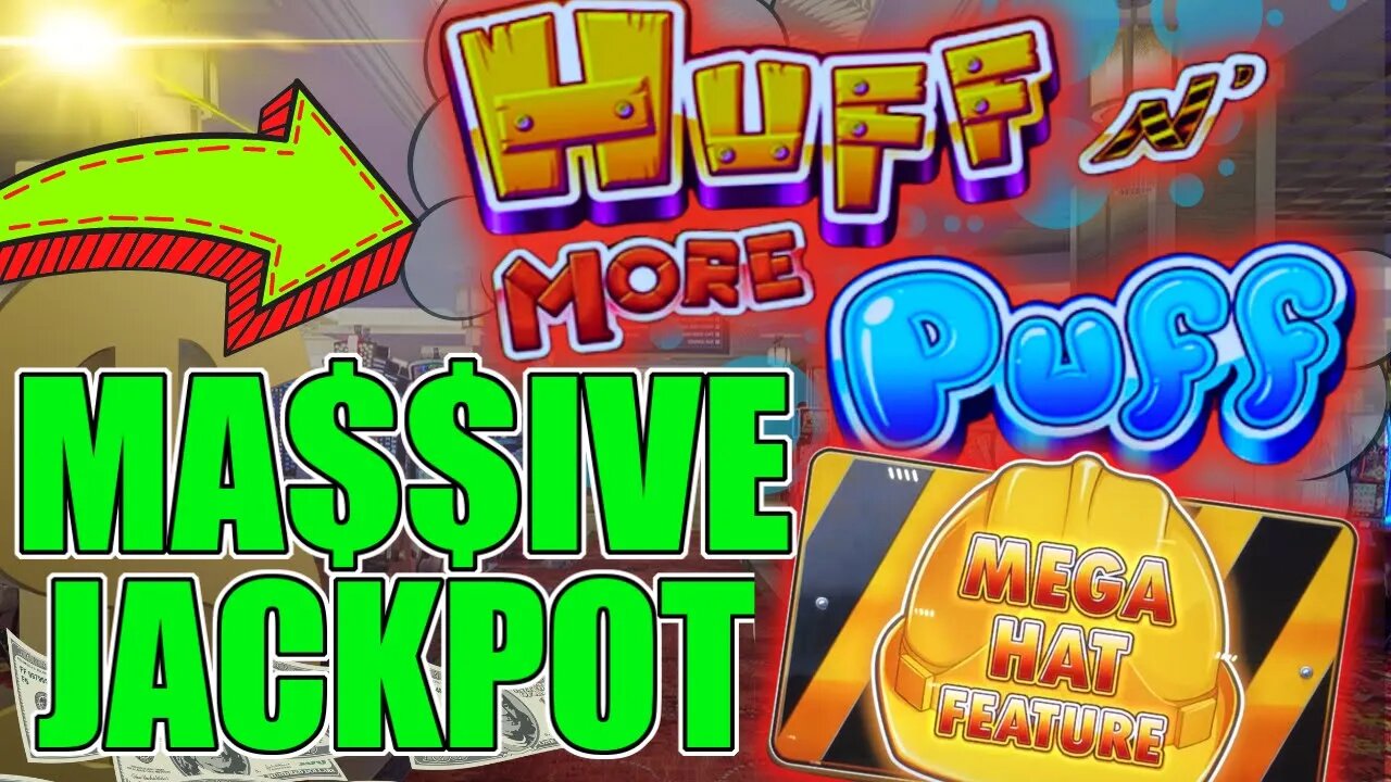 MASSIVE JACKPOT ALERT ⚠️ HUFF N MORE PUFF MEGA HANDPAY ON A $250 BET!