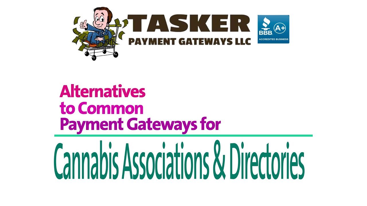 Payment gateways for cannabis associations and directories