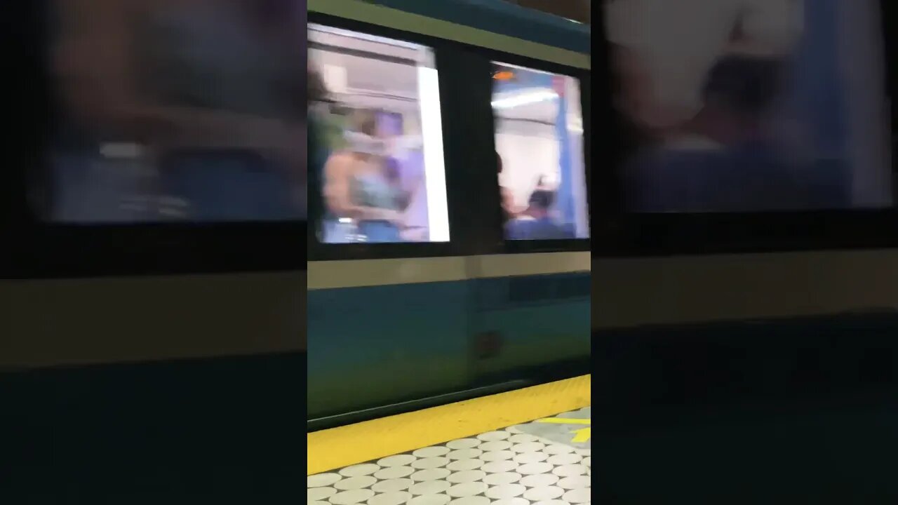 Endless Montréal Metro track #shorts #viralvideo #montreal #publictransport #travel #traintravel