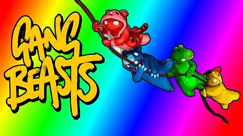 Gang Beasts Funny Moments - BONK, WWE 2, Reese's Cup Head, Jaws!