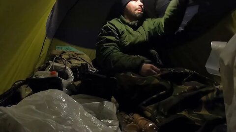 Getting ready to watch a movie in the tent . vlog. Dartmoor 25th March 2023