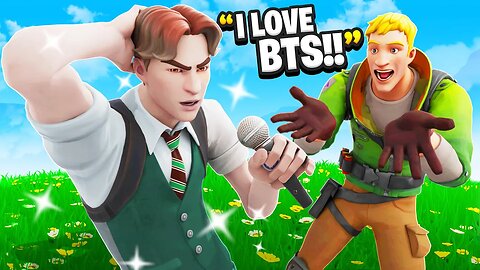 I Trolled Him At BTS Dynamite Concert.. (Fortnite)