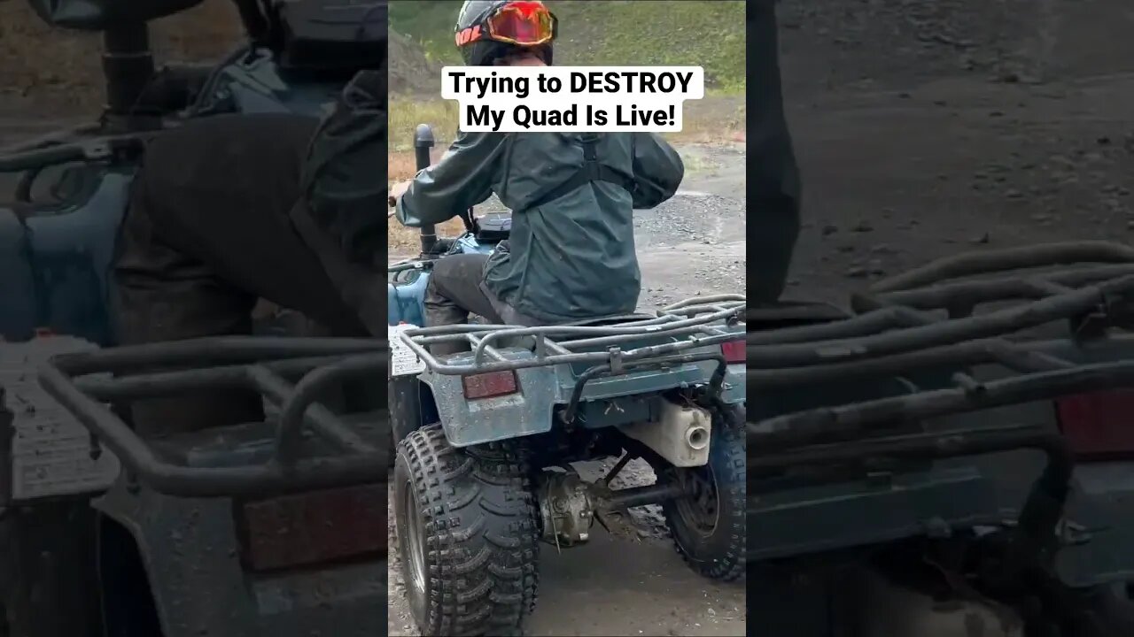I Tried Killing A Kawasaki Quad… #powersports