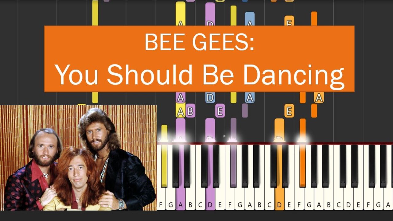 Bee Gees - You Should Be Dancing (Keyboard and Organ Tutorial)