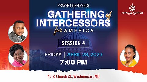 {SESSION 4} 🔥GATHERING OF THE INTERCESSORS