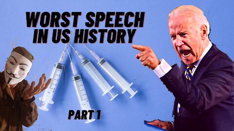 JOE BIDEN GIVES WORST SPEECH IN US HISTORY (DECLARES WAR ON AMERICANS)