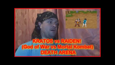 KRATOS vs RAIDEN! (God of War vs Mortal Kombat) - DEATH ARENA