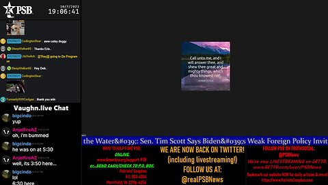 2023-10-07 19:00 EDT - On a Wing and a Prayer: with Deb65