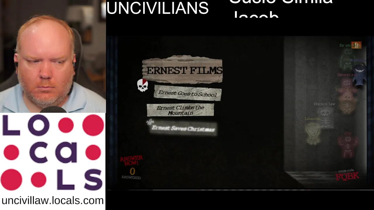 Jackbox games with Uncivil Law