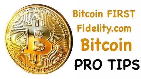 Bitcoin FIRST - PRO TIPS