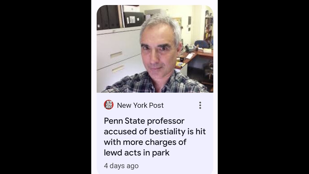 PENN STATE PROFESSOR BANGS DOG IN PUBLIC PARK!