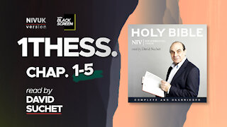 Sleep with God's Word: Read by Sir David Suchet | 1 Thessalonians with Black Screen Edition
