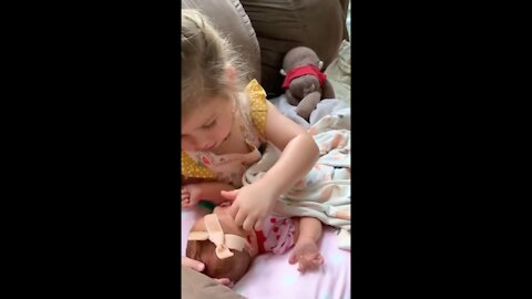 Piper is not Down Syndrome. Piper HAS Down Syndrome.
