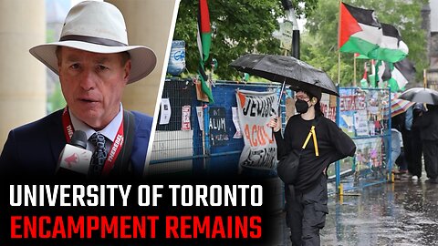 U of T anti-Israel protesters refuse to disperse after trespass notice
