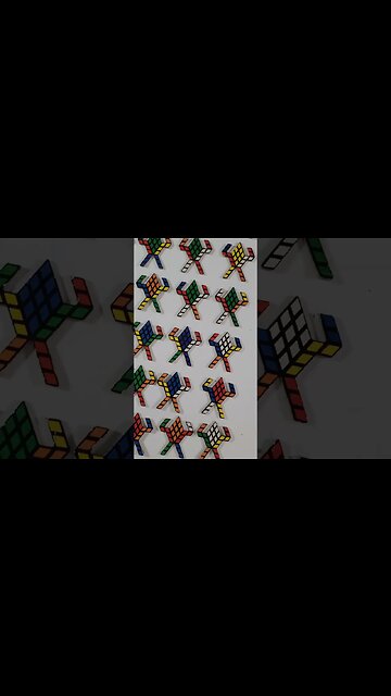 The pieces are called Cubies! So cute! #rubikscube #puzzle #shorts
