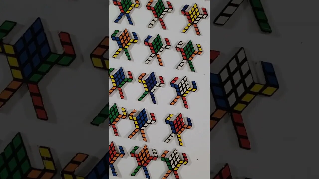 The pieces are called Cubies! So cute! #rubikscube #puzzle #shorts