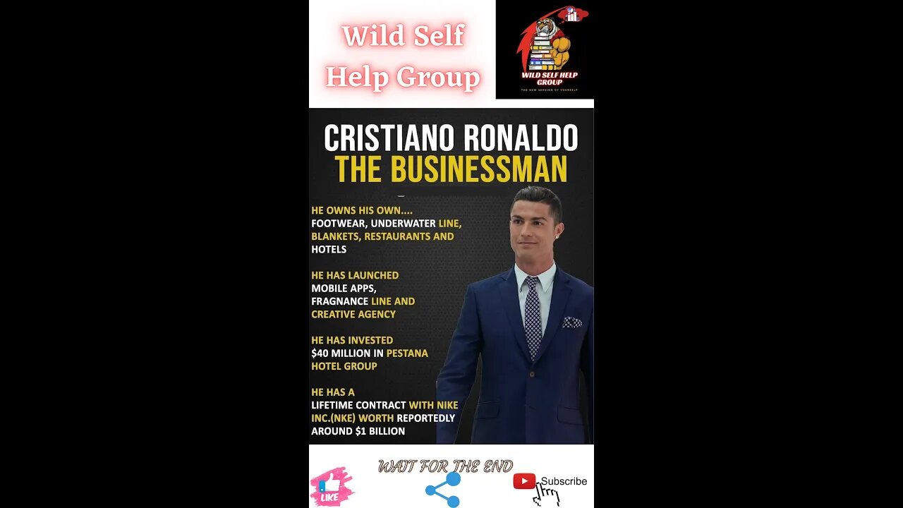 🔥Cristiano Ronaldo the businessman🔥#shorts🔥#viralshorts🔥#motivation🔥#wildselfhelpgroup🔥