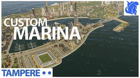 Building A Highly Detailed Marina in Cities Skylines 2 | City of Tampere