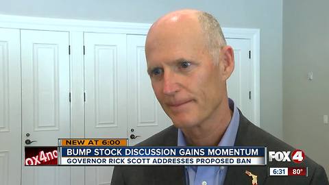 Gov. Scott on Massachusetts bump stock ban