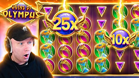 i got a 25x zap that actually connected on Gates of Olympus! INSANE MULTI!! BONUS BUYS!