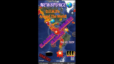 NEWSFORCE 🌎 SLAMMER 💥 JAMMER SUNDAY! AROUND THE WORLD! 🌎 🕳 SUBMARINE 🛳 TUNNELS! 🌊 10 KM'ers