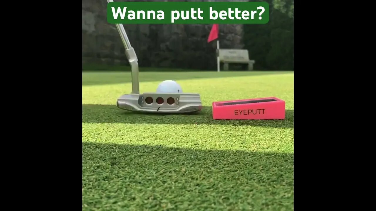 Putt better with EyePutt Mirror by Tom Gillis! #golf #puttingmirror #tomgillisgolf