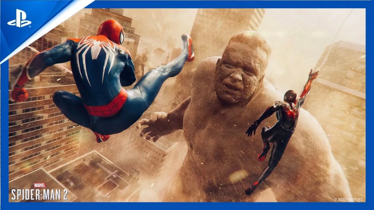 Spider-Man and Miles Morales vs Sandman (No Commentary) | Marvel's Spider-Man 2