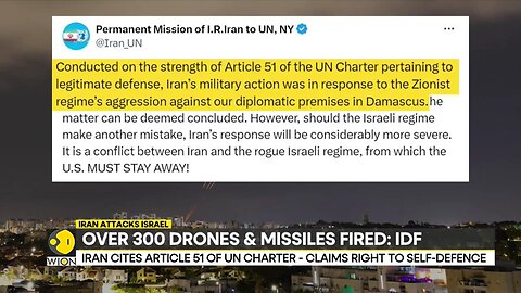 Iran attacks Israel: Iran warns escalation if Israel retaliates